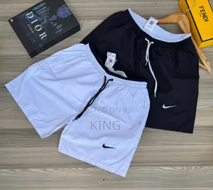 Nike Swim Shorts. Black/White Shorts