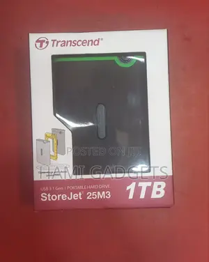 1tb Transcend External Hard Drive Storejet