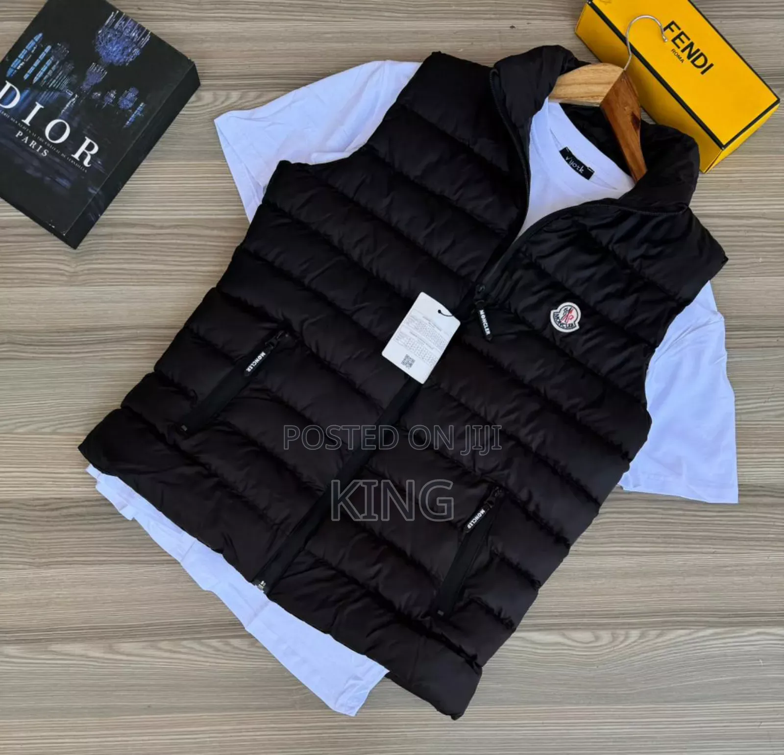 Right Jacket. Down Vest