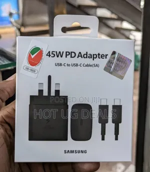 Samsung 45w Super Fast Charger For Type C Black