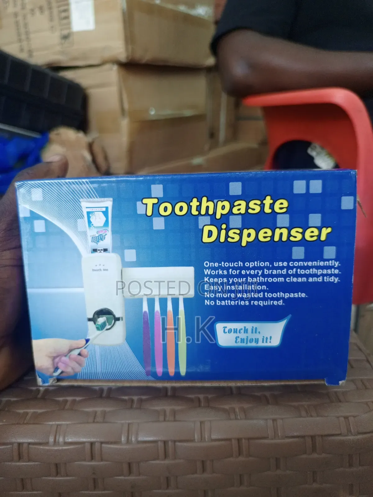 Toothpaste Dispenser.