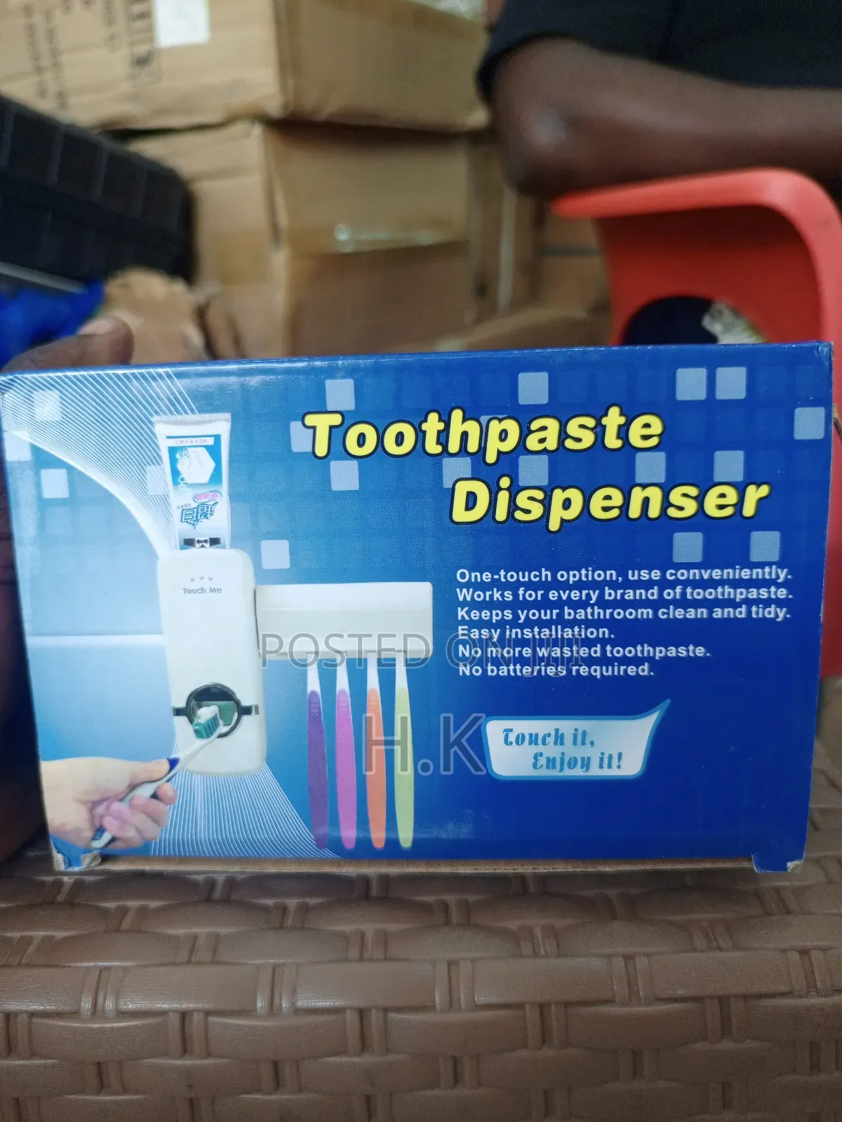 Toothpaste Dispenser.