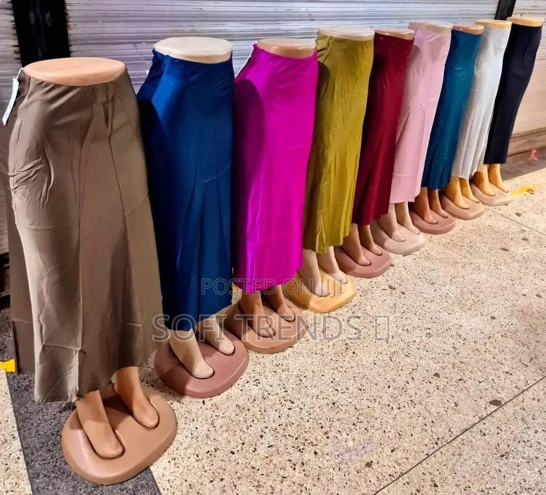 Ladies Satin Skirts