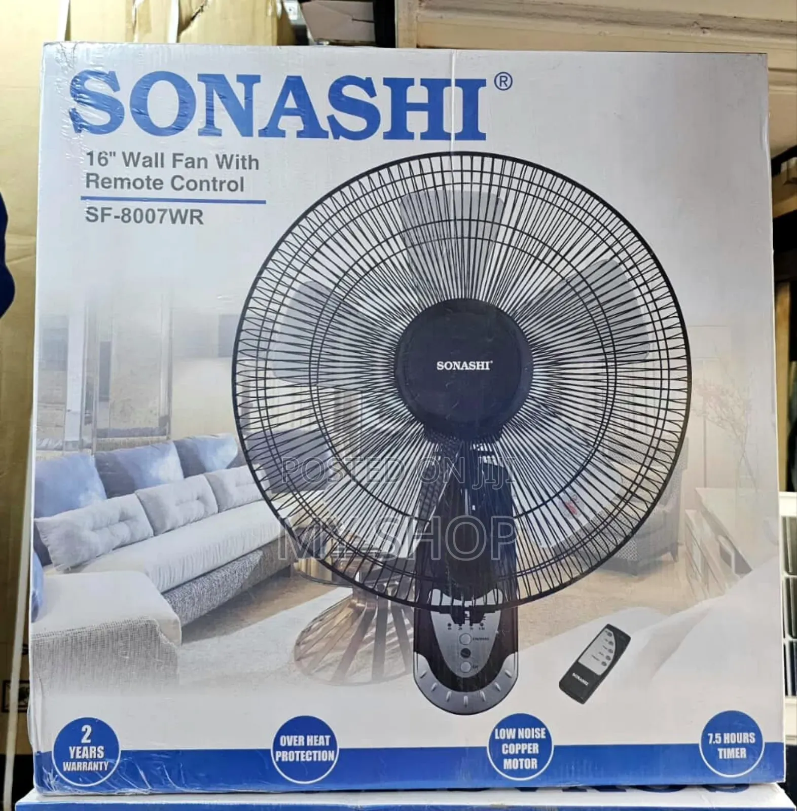 Wall Fan With Remote