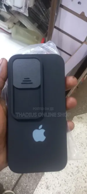 iPhone 13pro Silicone Camera Slide Cover Case