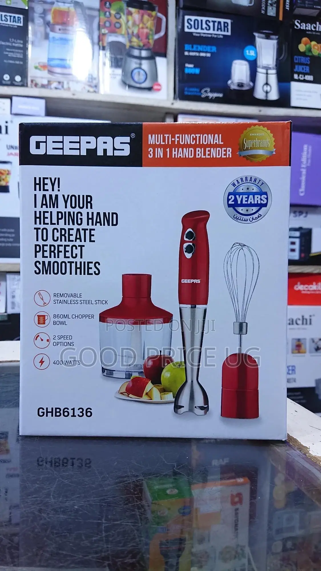 GEEPAS Multi-Functional 3n1 Blender
