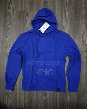 Blue Plain-Hoodie