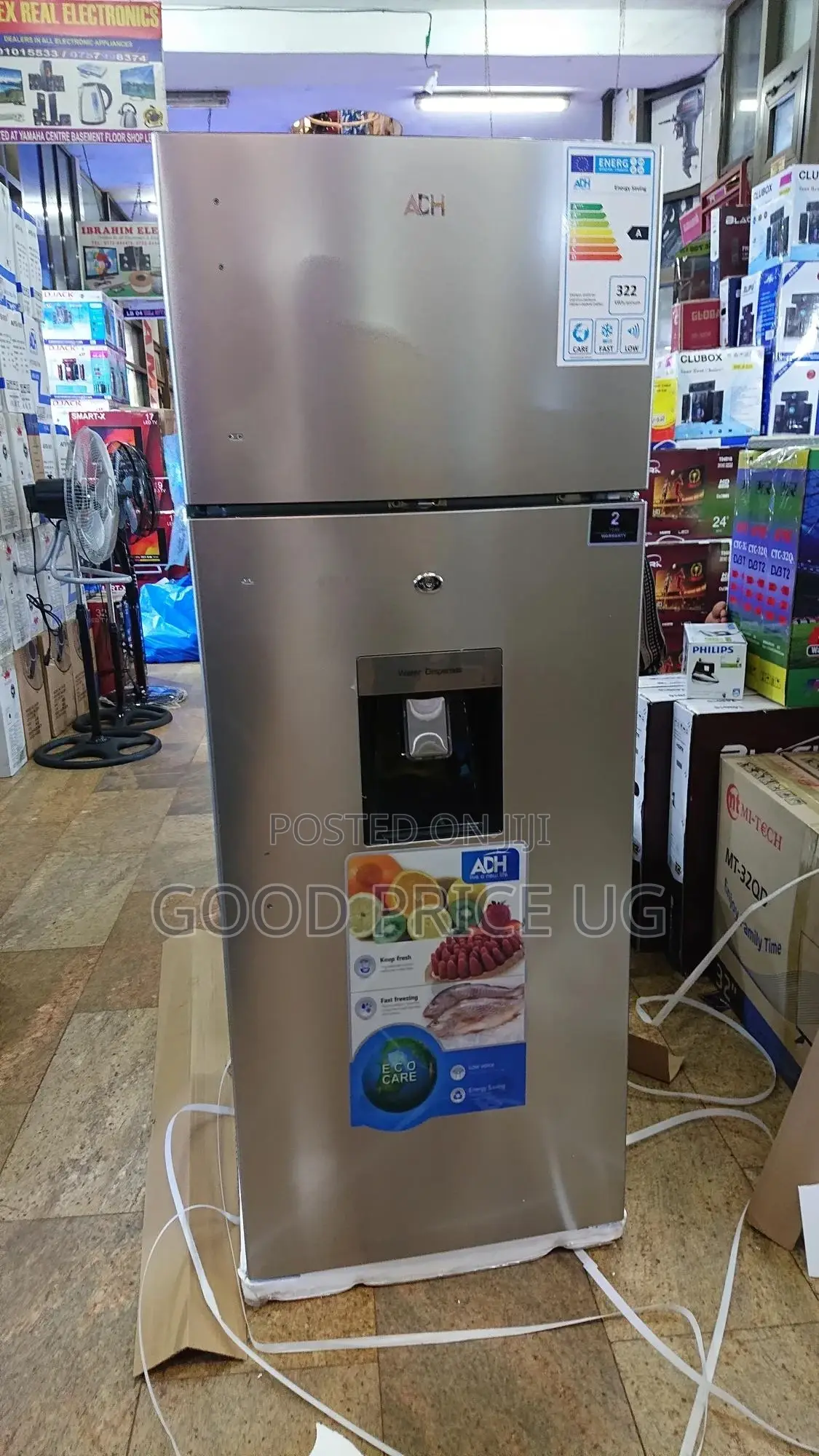 Adh 278L Fridge With Dispenser
