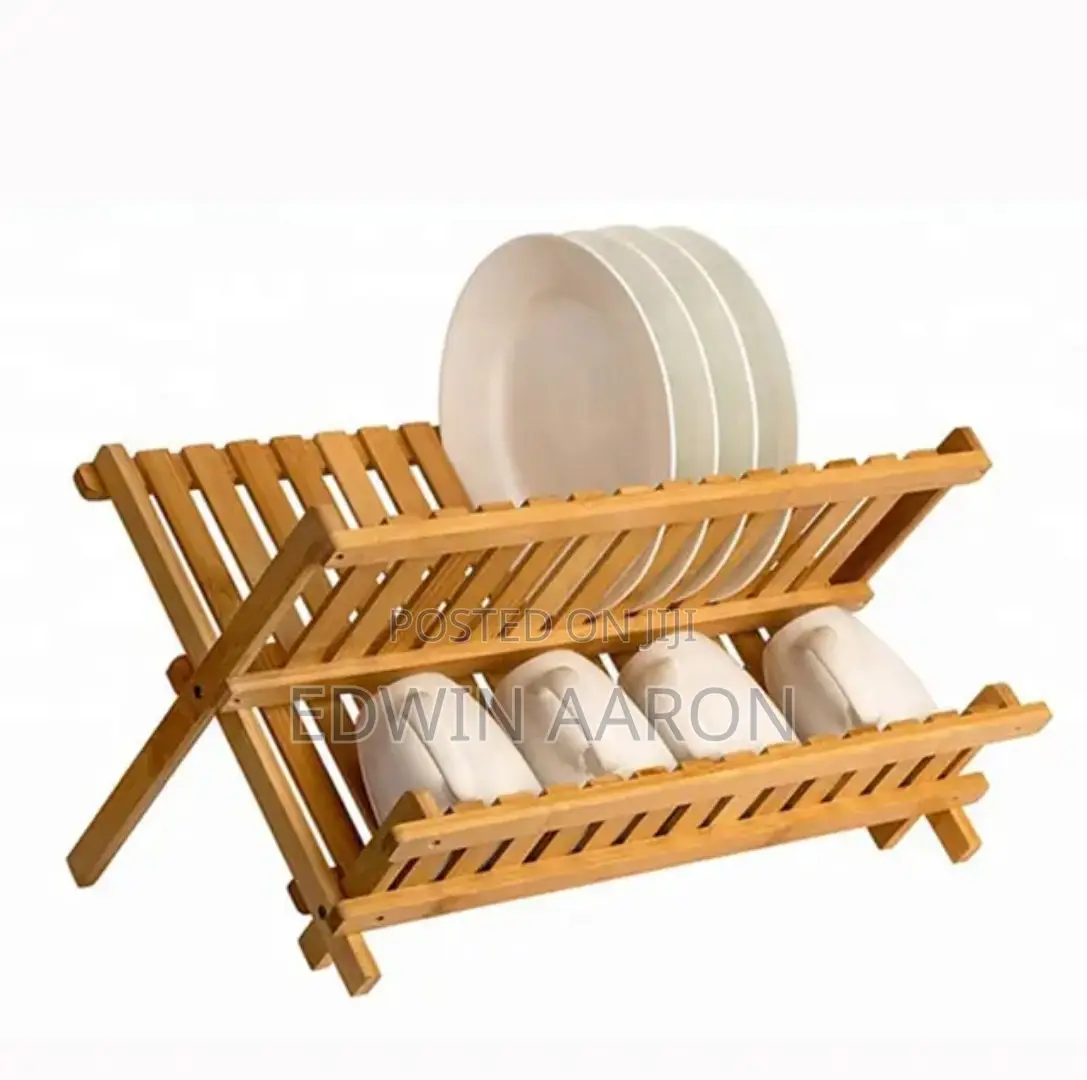 2 Tier Bamboo Dish Rack