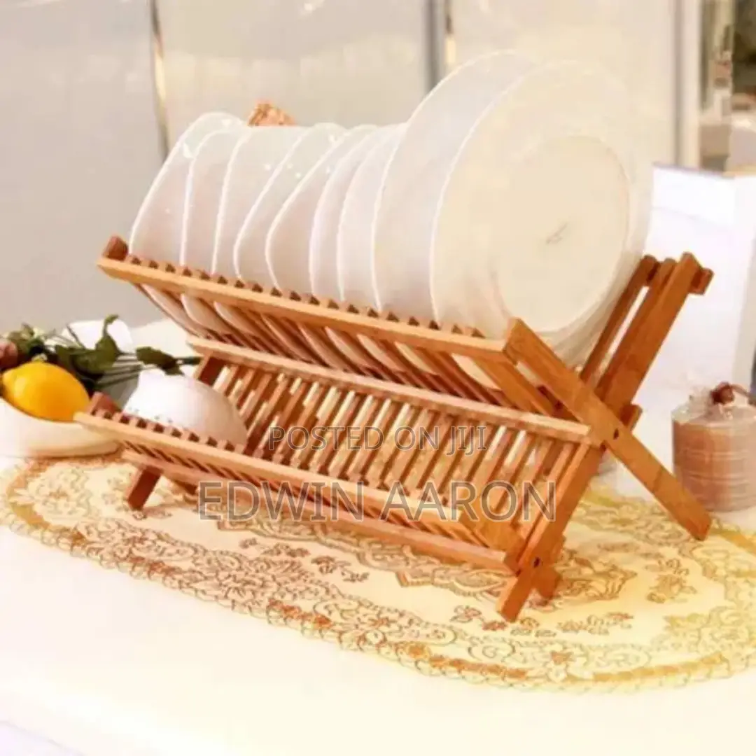 2 Tier Bamboo Dish Rack