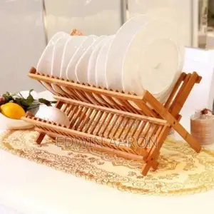 2 Tier Bamboo Dish Rack