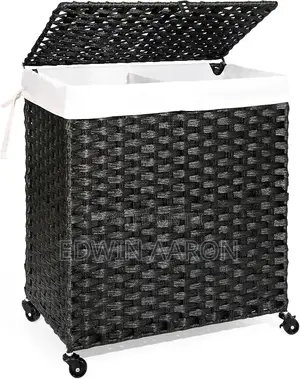 Laundry Hamper With Wheels (90L Approx.)