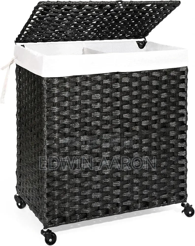 Laundry Hamper With Wheels (90L Approx.)