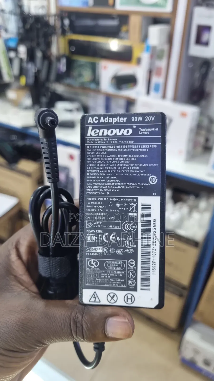 90W Lenovo Laptop Adapter/Lenovo Small Pin Laptop Adapter