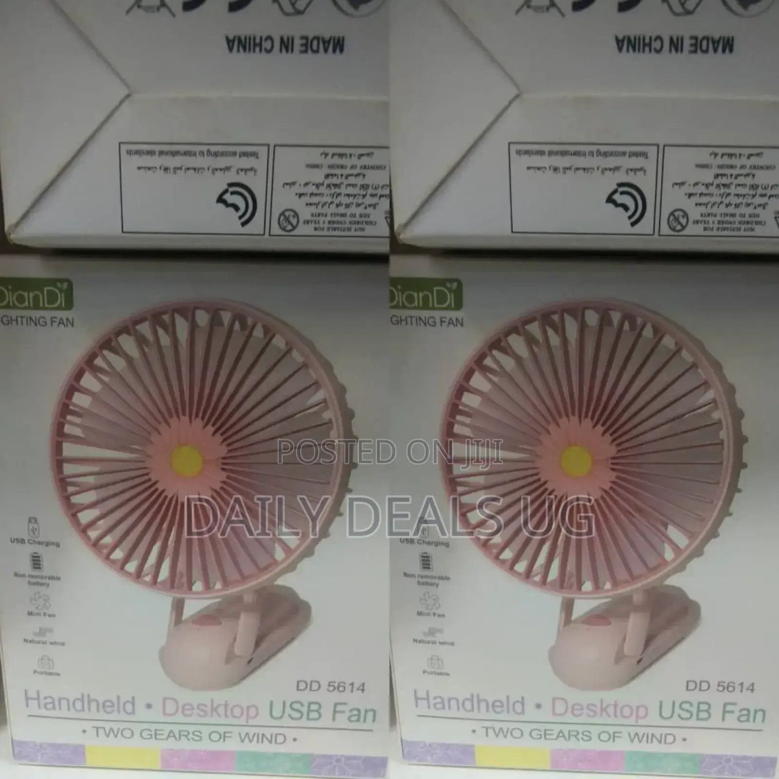 Rechargeable Portable Light Fan