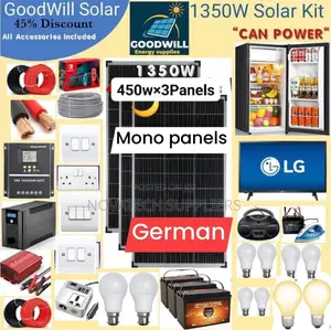1350W Solar System Full Kit / German Technology