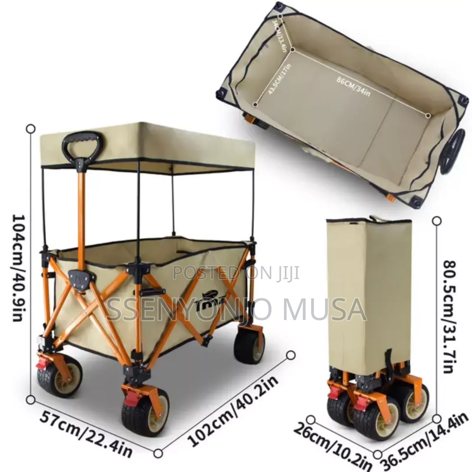 Outdoor Folding Utility Wagon