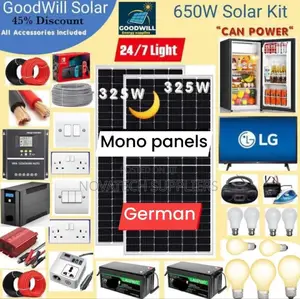 650W Solar Energy Complete System/Germany Made.