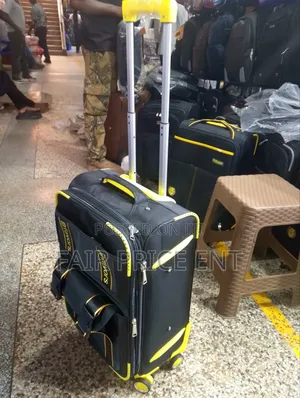Original Cloth Travelling Suitcase. Small. ( Black)