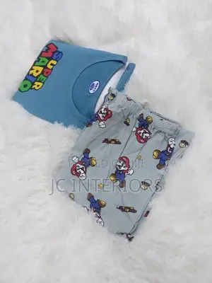 Grey Shirt, Blue Pant Pyjamas