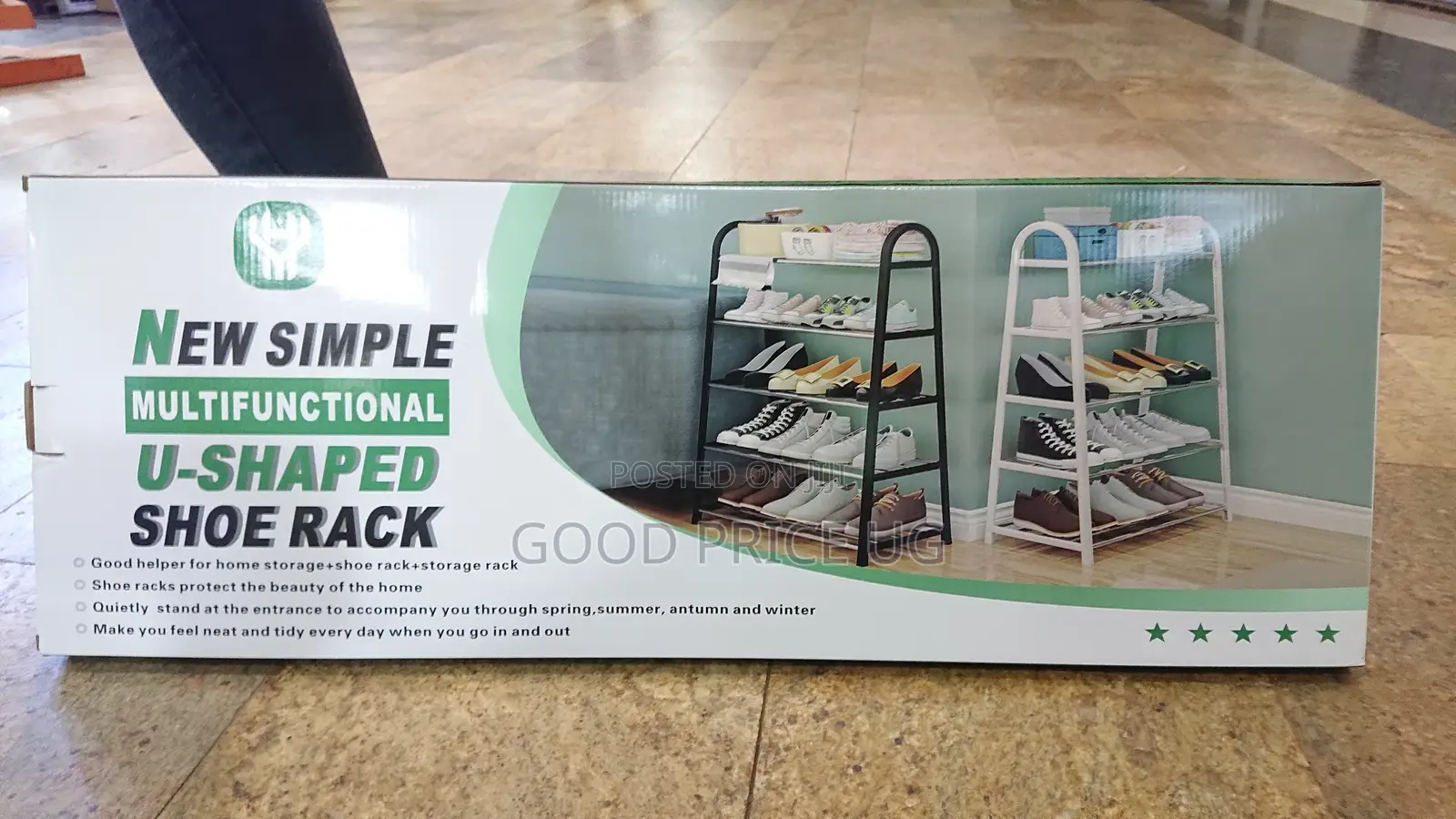 New Simple Multifunctional U Shaped Shoe Rack