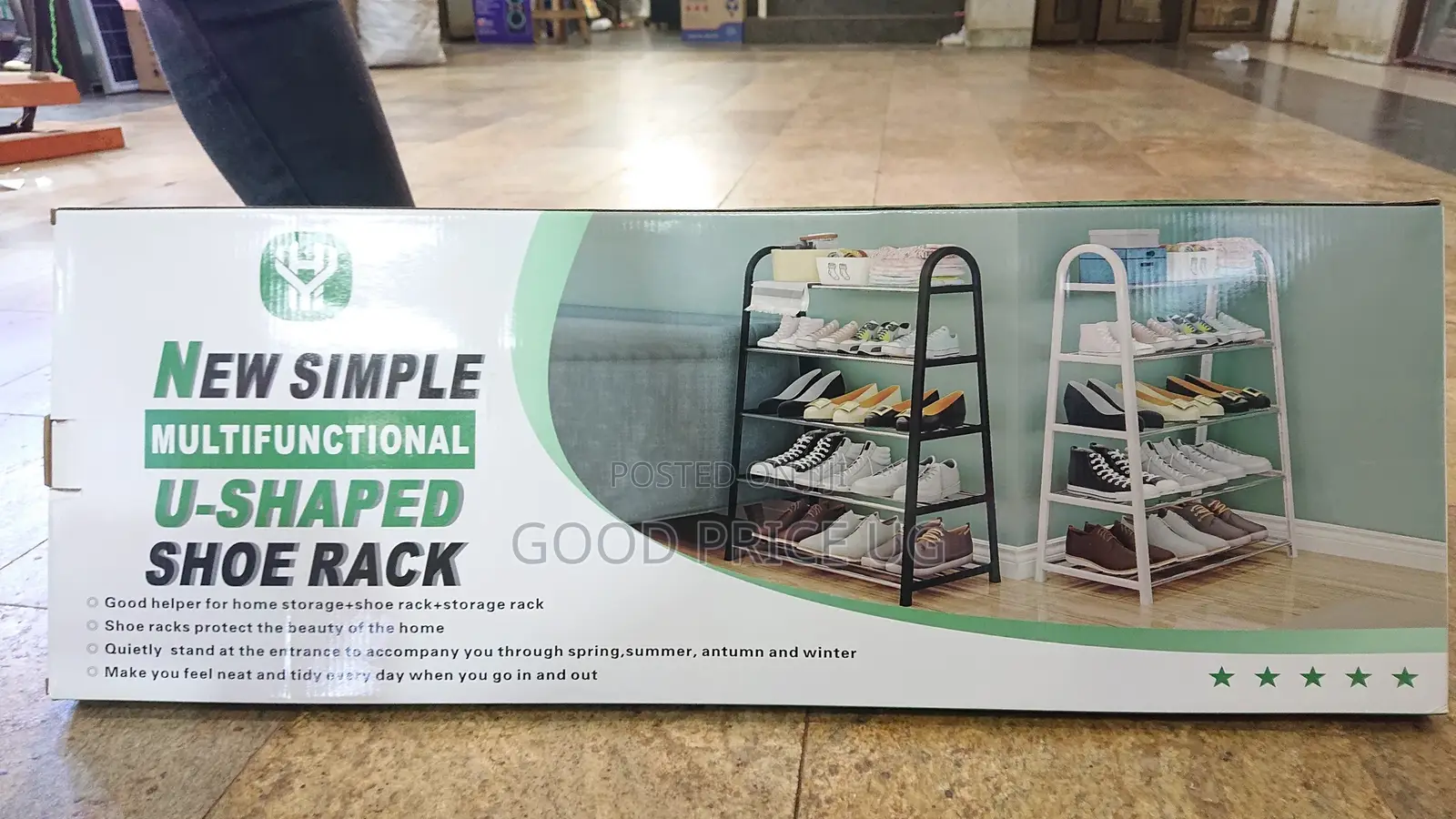 New Simple Multifunctional U Shaped Shoe Rack