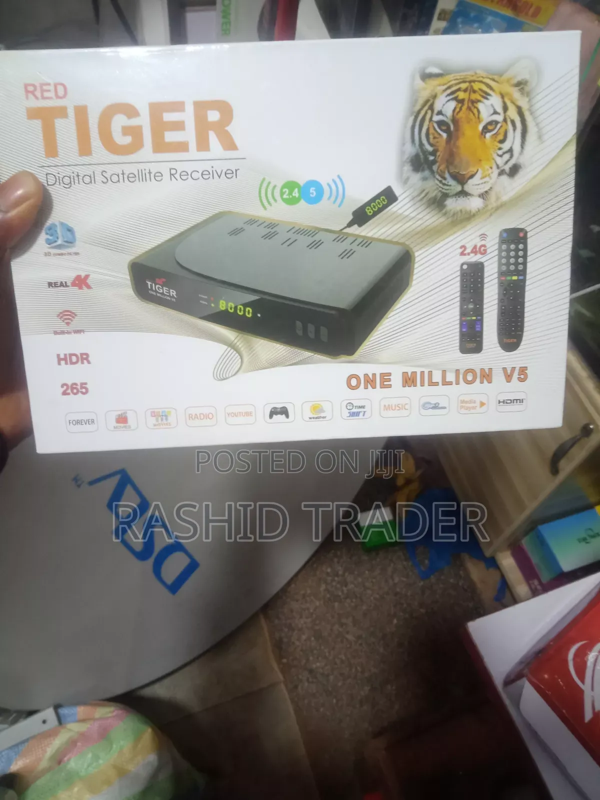Tiger One Million Digital Satellite Sports Decoder