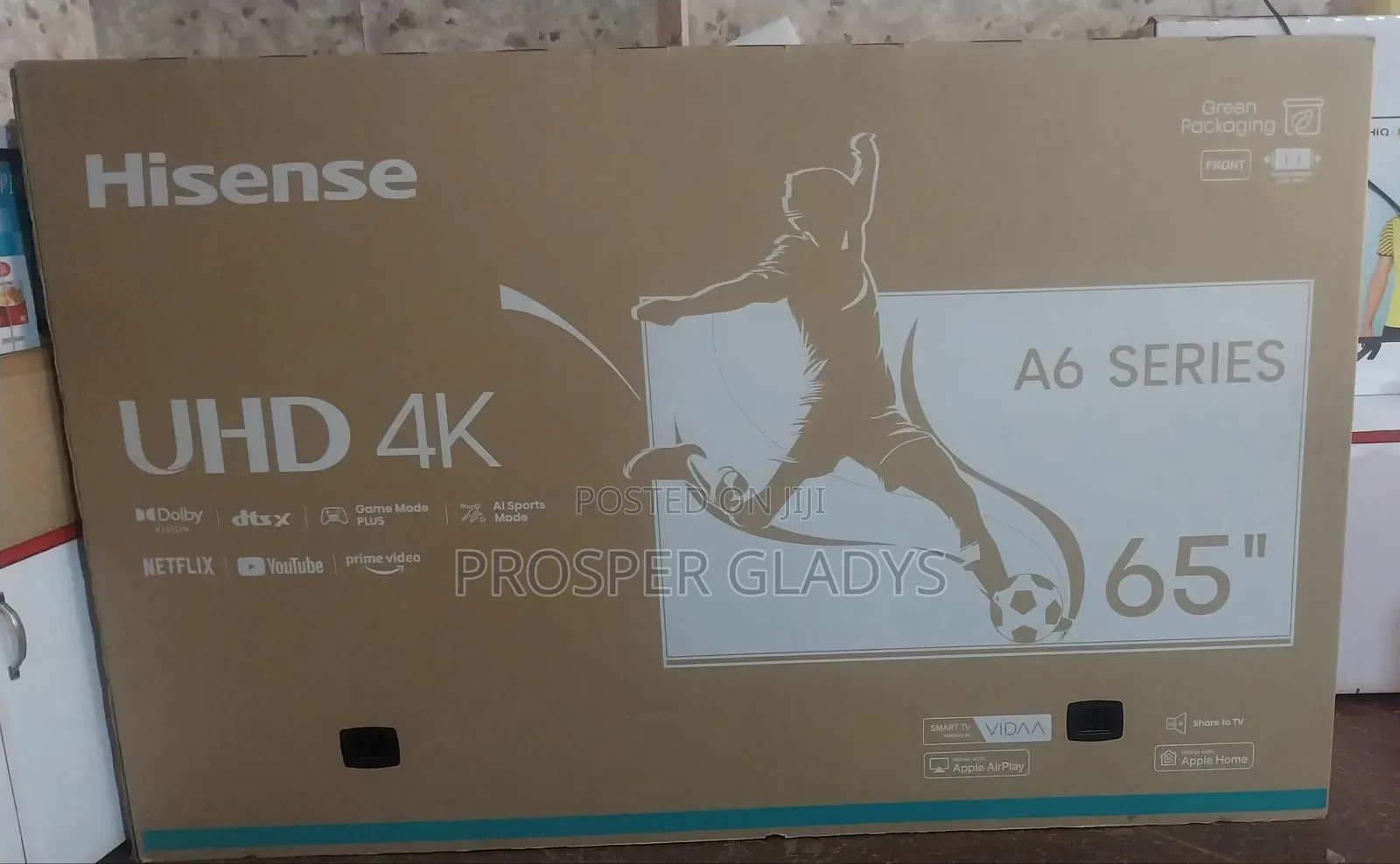 Hisense 65 Smart UHD Digital Flat Screen Flameless.