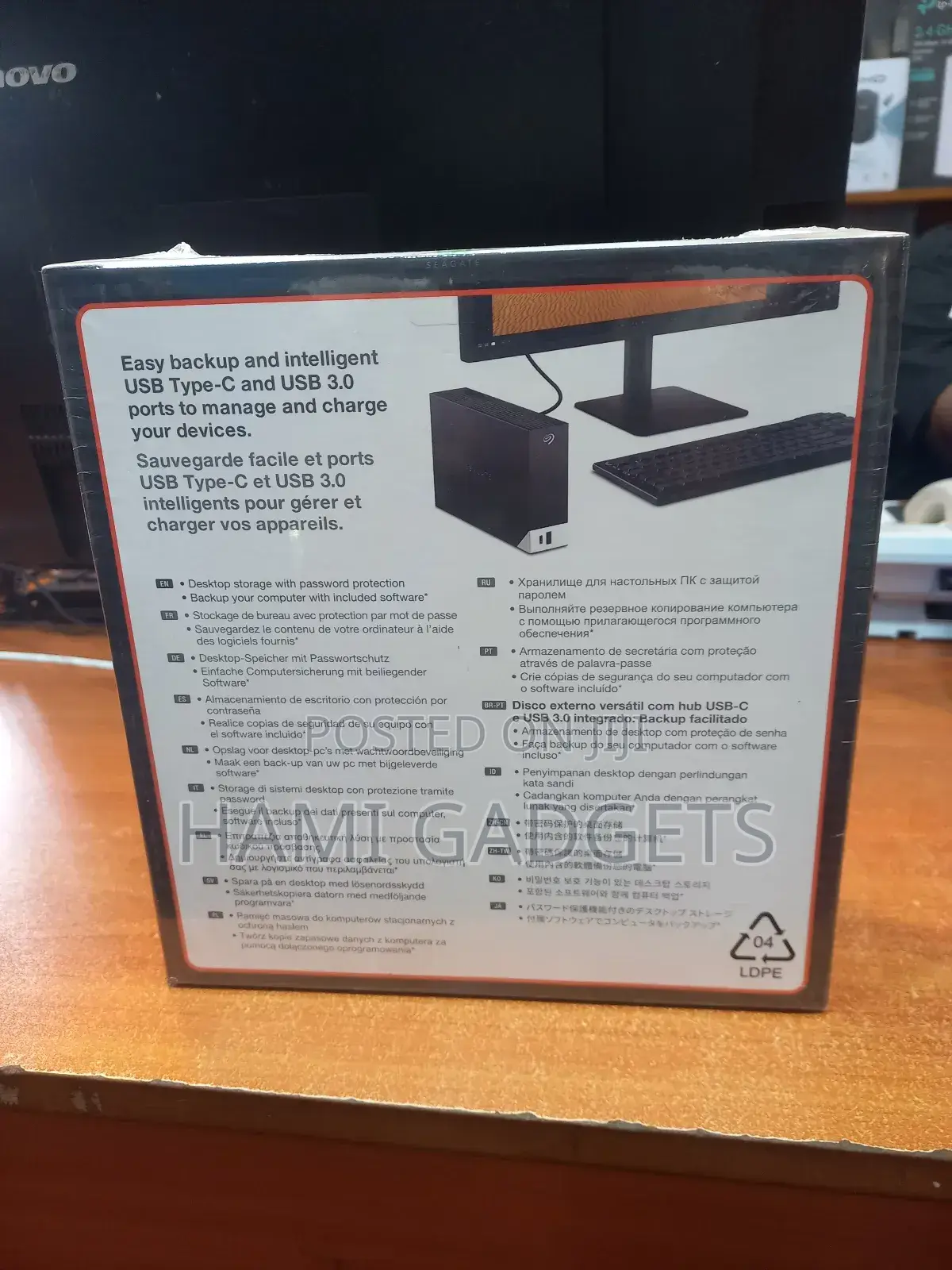 Seagate 10tb HDD One Touch With Hub