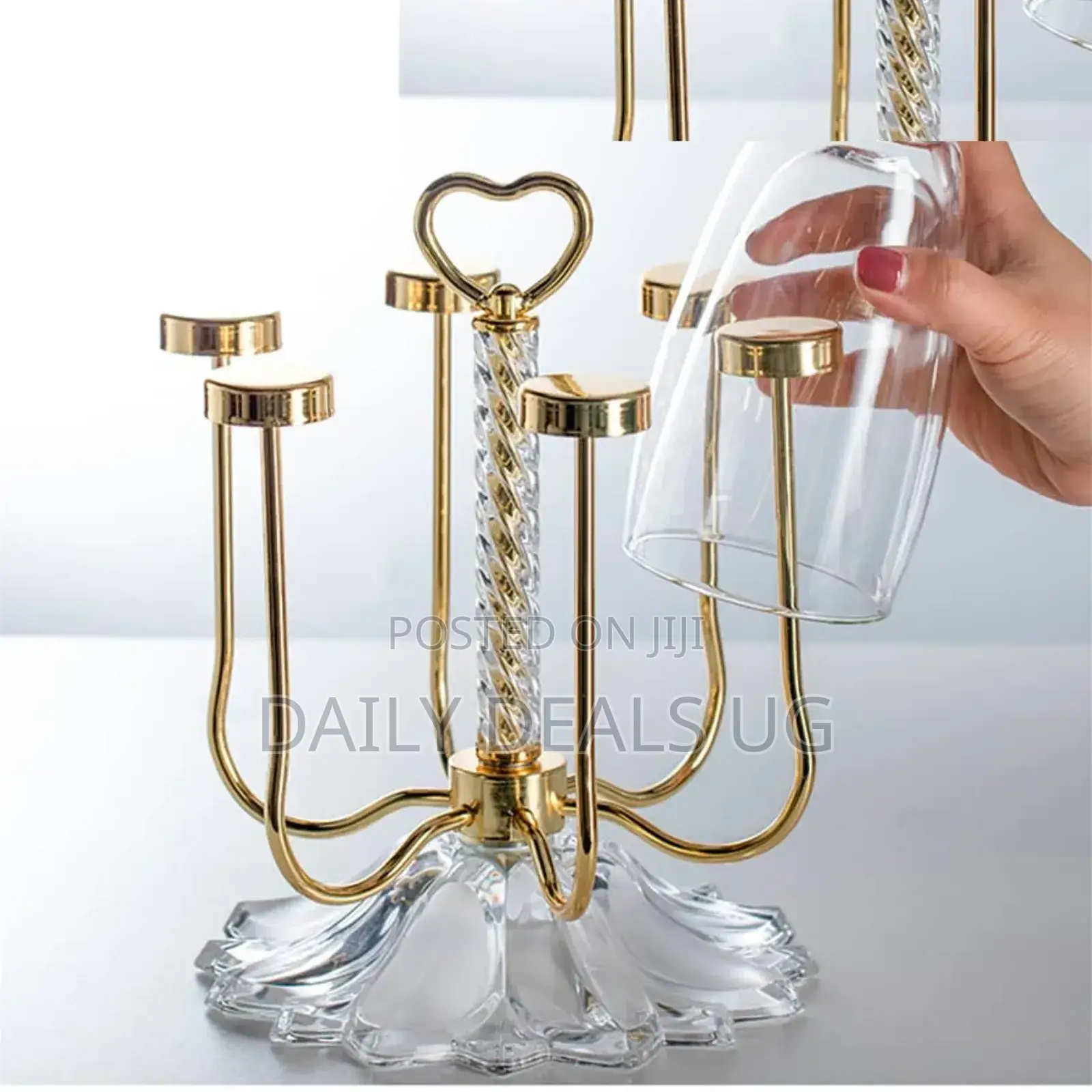 Brand Metallic Glass Holder