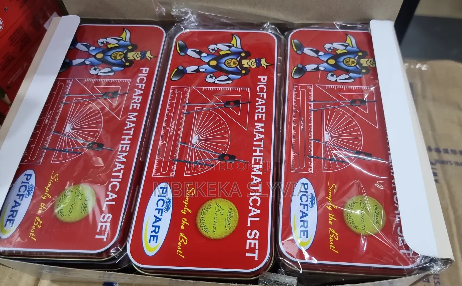 Mathematical Set Picafare Math Set in Stationary 12pcs