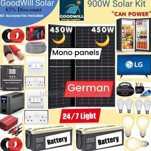 900W Solar System Full Kit / Sunshine Solar