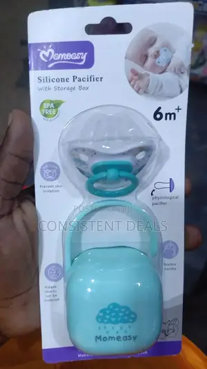 Momeasy Baby Silicone Pacifier With Storage Box
