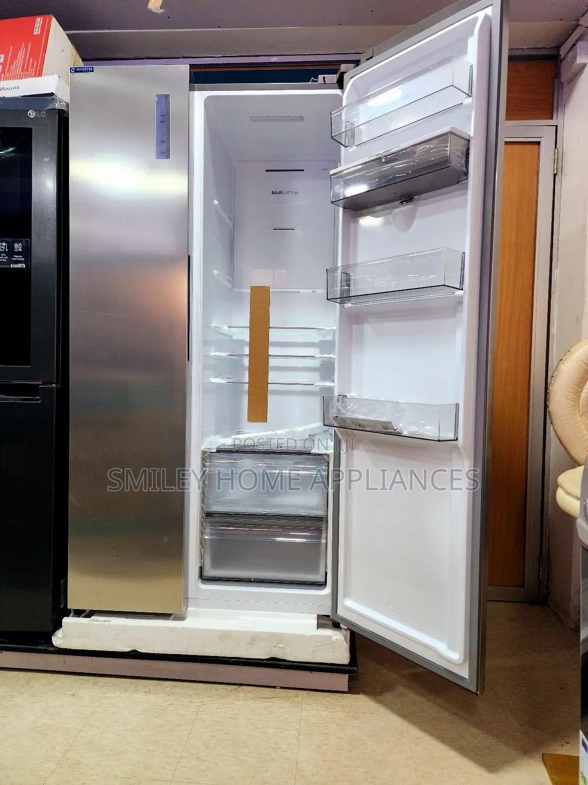750ltrs Hisense Side by Side Refrigerator With an Inventer
