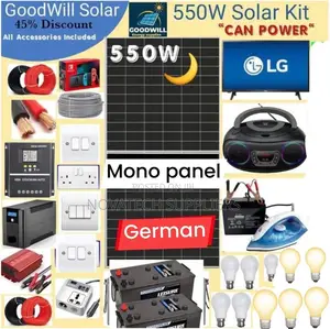 550W Solar Energy System Full Kit / Sunshine Solar