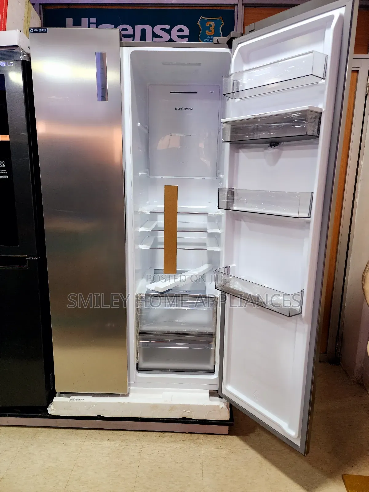 New 750ltrs Hisense Side by Side Refrigerator