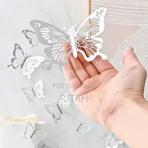 Batterfly Wall Stickers (12 in a Pack)