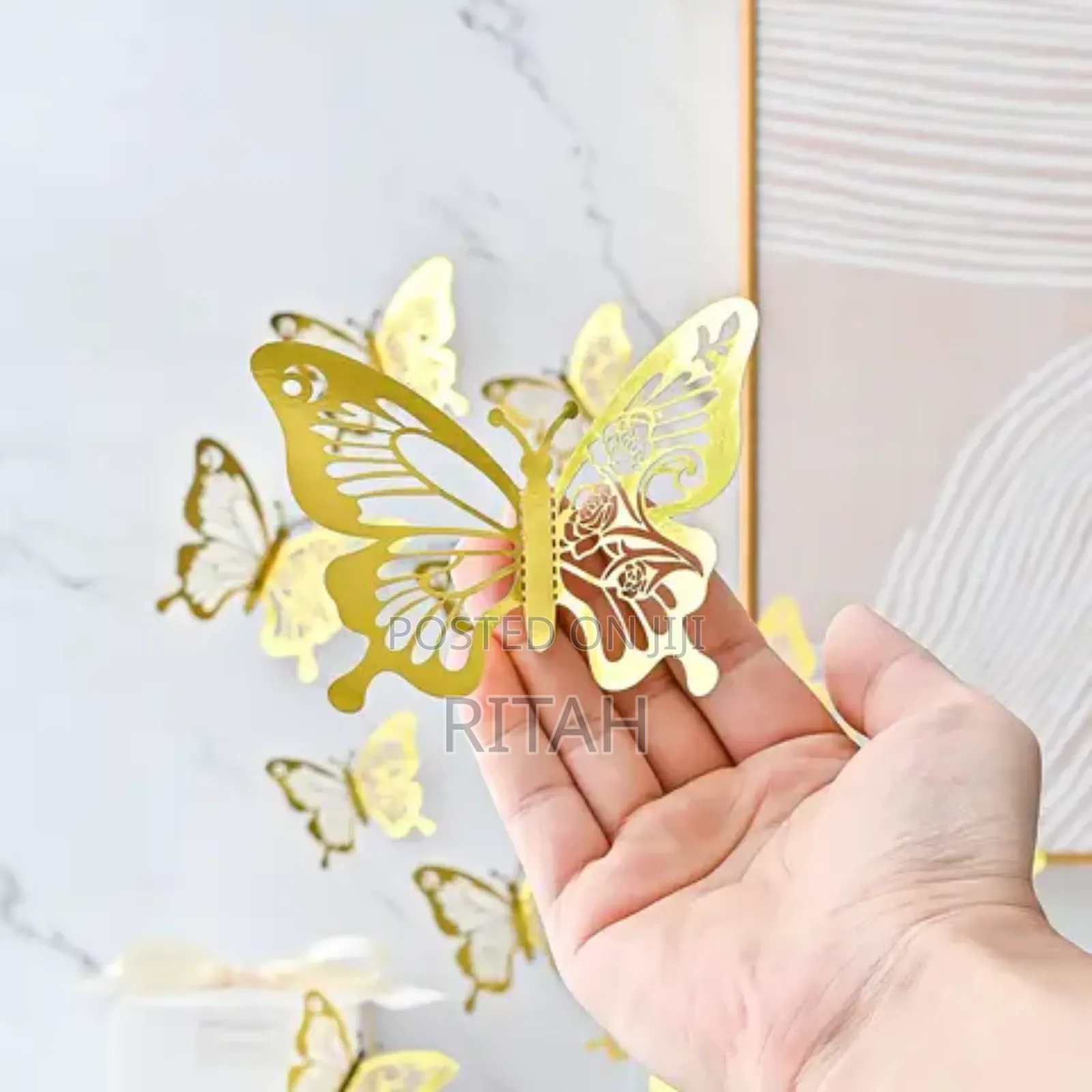 Batterfly Wall Stickers (12 in a Pack)