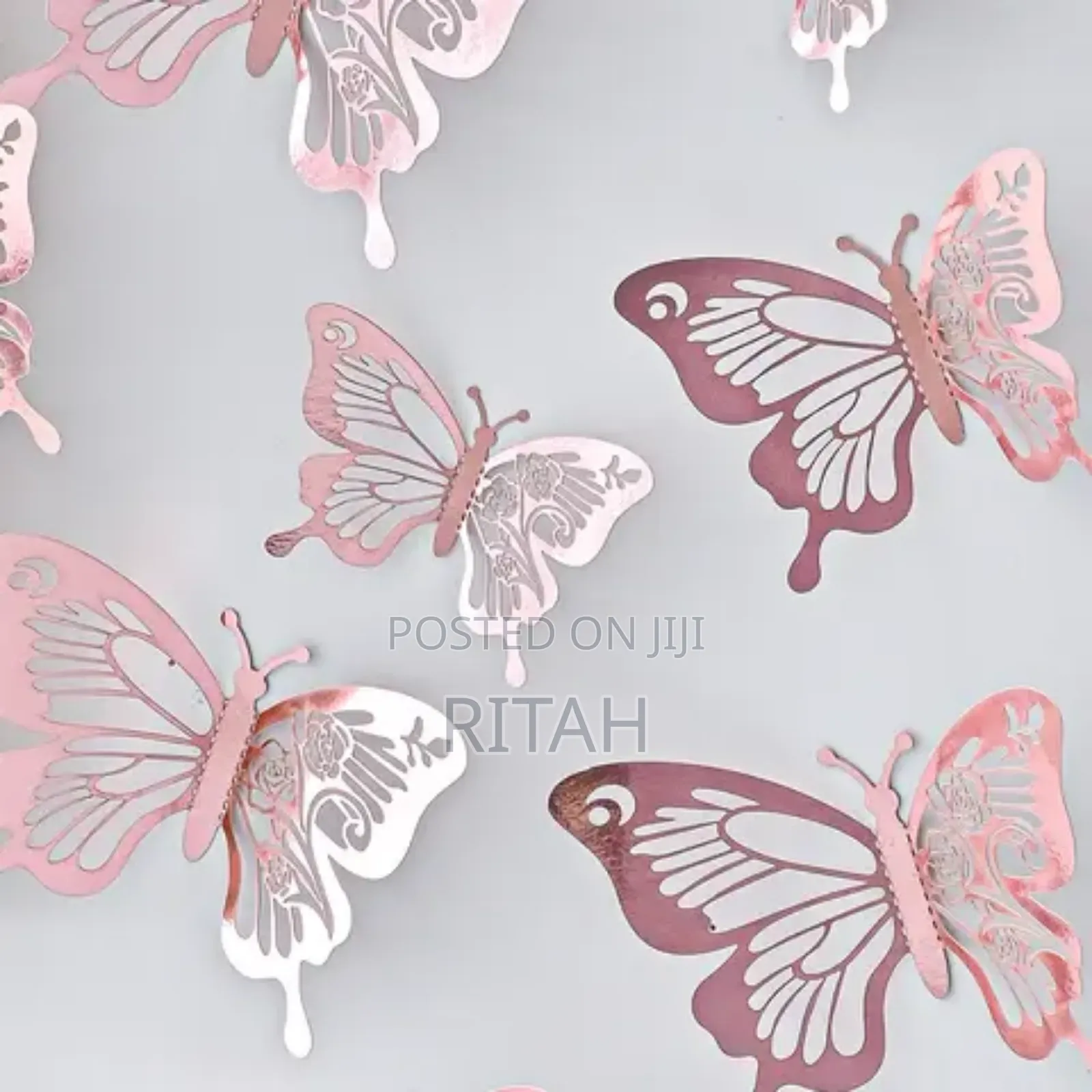 Batterfly Wall Stickers (12 in a Pack)