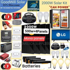 2000W / 2KW Solar Energy System Full Kit