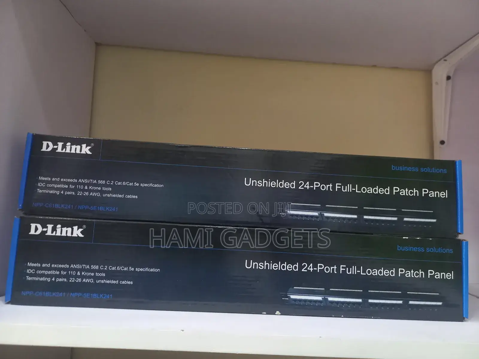 Dlink Unshielded 24port Full Loaded Patch Panel