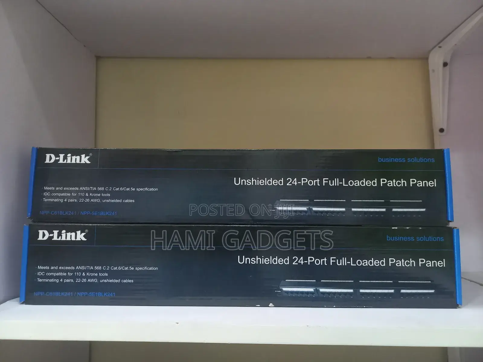 Dlink Unshielded 24port Full Loaded Patch Panel