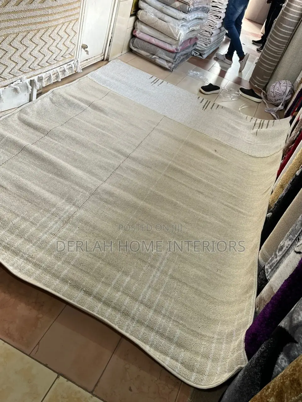 Large Carpet in Cream 2meters by 3meters