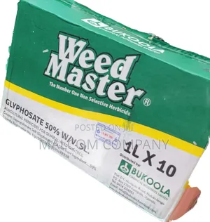 A Box of Weed Master Herbicide 1l×10 Bottles.