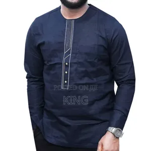 Aura African Choice Kitengi Shirt. Linen