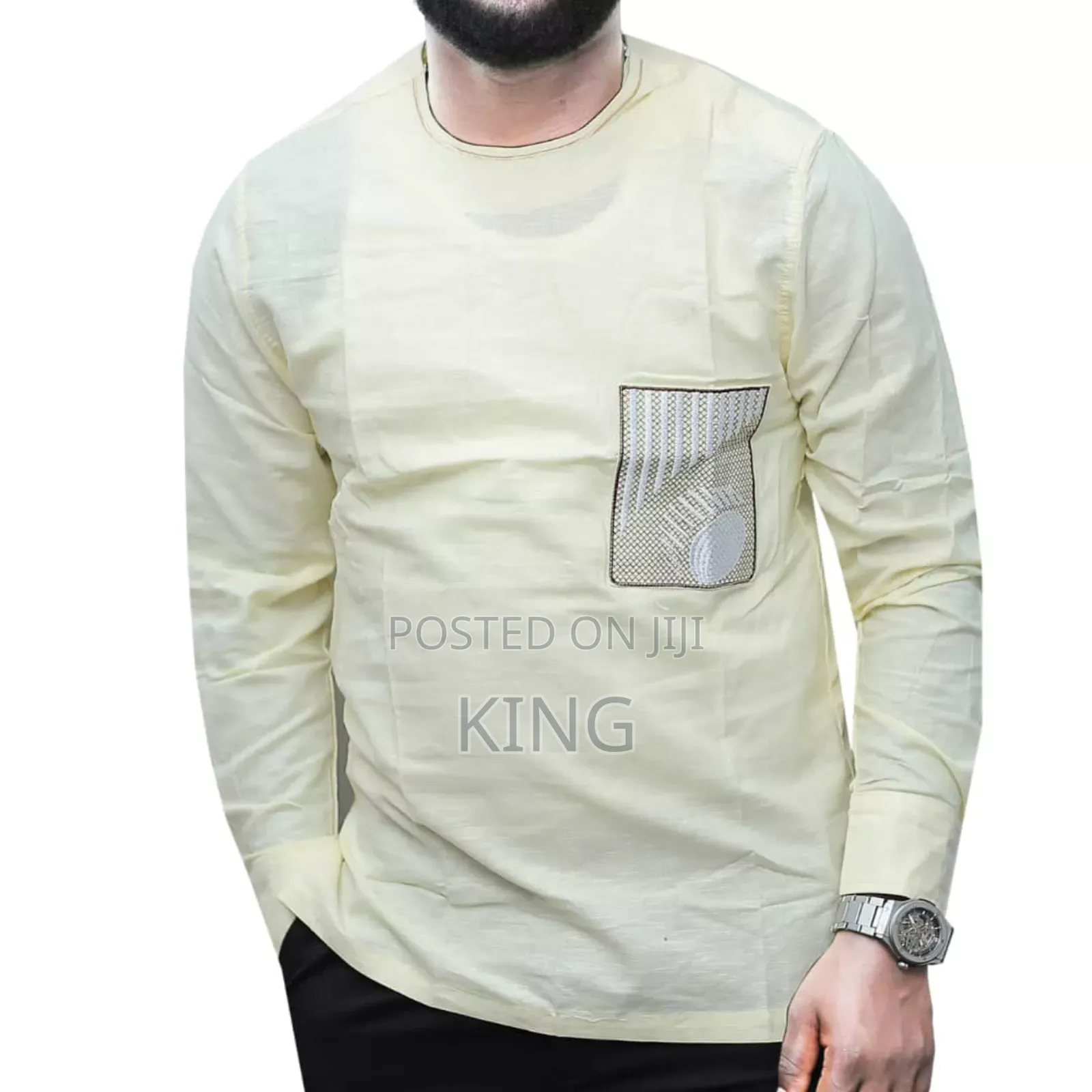 Best African Choice Kitengi Shirt. Linen