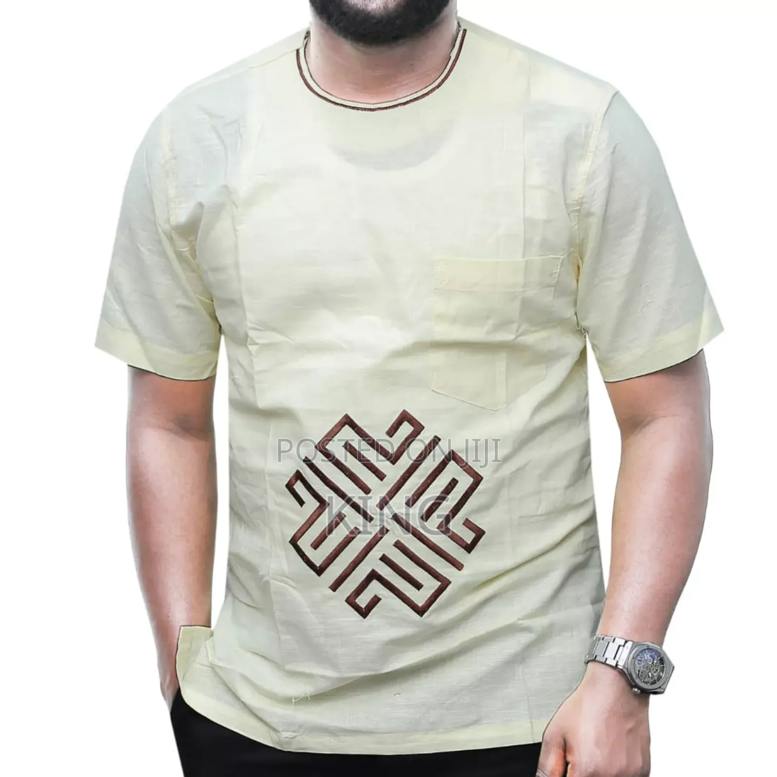 Massive African Choice Kitengi Shirt. Linen