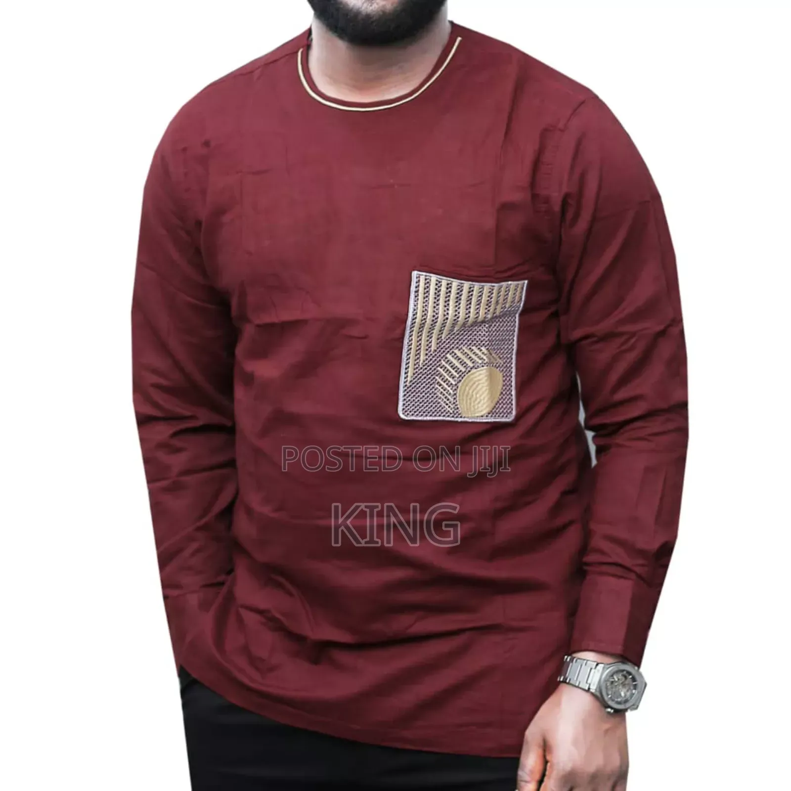 Armour African Choice Kitengi Shirt. Linen