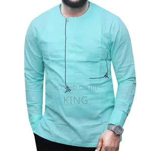 Main Kitengi Linen African Shirt