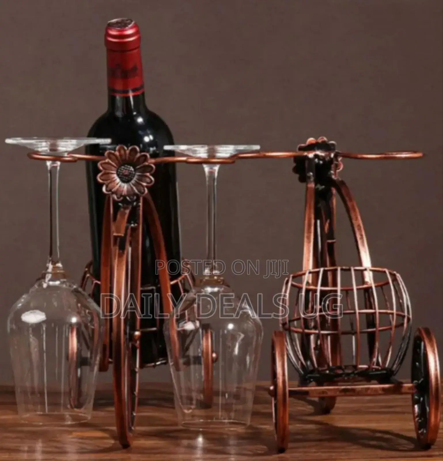 Metallic Wine Holder